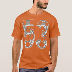 T-shirt Numéro 53 Jersey 53 Maman Joueur Fan 1