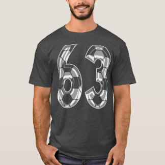 T-shirt Numéro 63 Jersey 63 Maman Joueur ventilateur