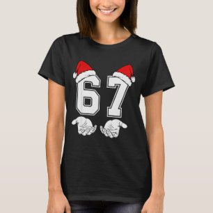 T-shirt Numéro 67 Correspondant Six Sept 6 7 Mème 6 7 Noël