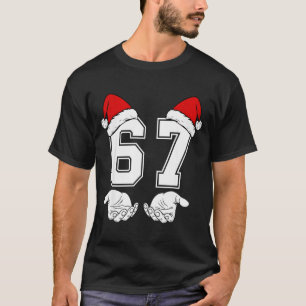 T-shirt Numéro 67 Correspondant Six Sept 6 7 Mème 6 7 Noël
