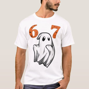 T-shirt Numéro 67 Correspondant Six Sept 6 7 Mème Hallowee