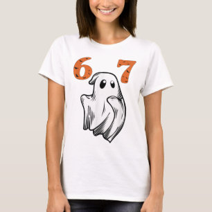 T-shirt Numéro 67 Correspondant Six Sept 6 7 Mème Hallowee