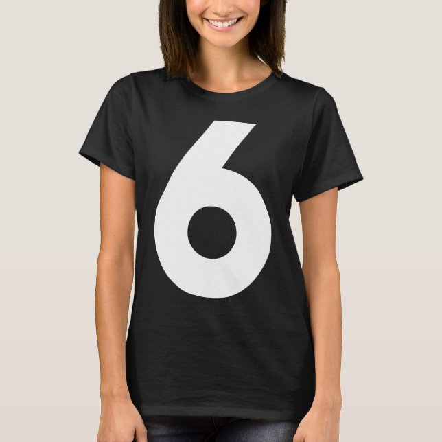 T-shirt Numéro 6 avant  (Devant)