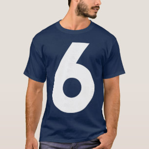 T-shirt Numéro 6 avant numéro 7 arrière drôle 67 mème homm