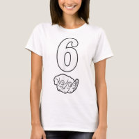 Numéro 6 Drôle 67 Six Sept Mème Mains Couple Corre