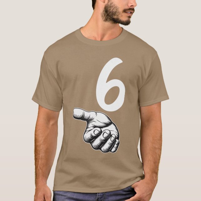 T-shirt Numéro 6 Duo assorti 67 Mème Génération Alpha Argo (Devant)