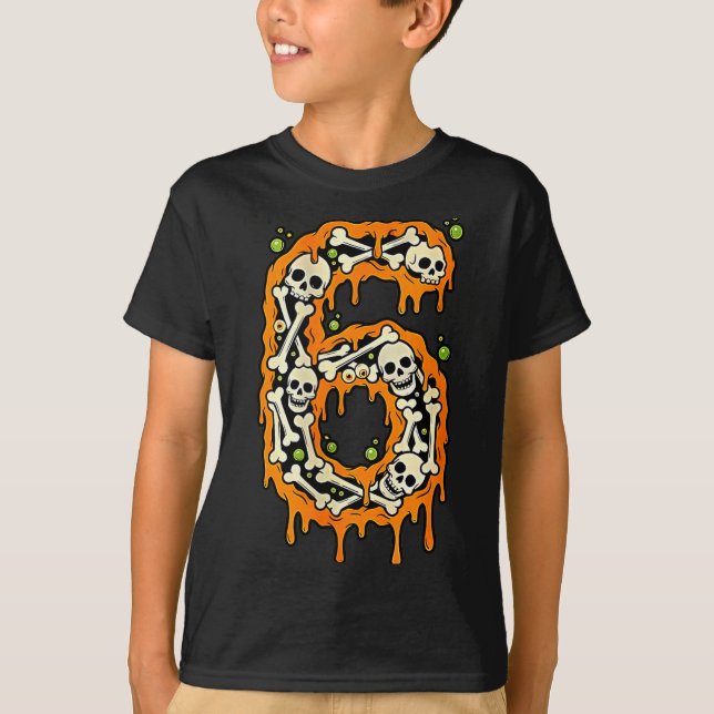 T-shirt Numéro 6 Six Sept 6 7 Mème Conception Drôle Couple (Devant)