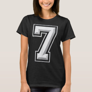 T-shirt Numéro 7 67 Mème Correspondant