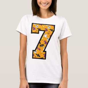 T-shirt Numéro 7 Citation de mème drôle 6 7 Six Sept Hallo