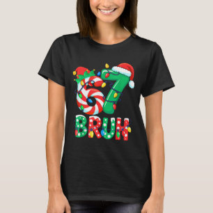 T-shirt Numéro 7 Citation de mème drôle de Noël 6 7 Six Se