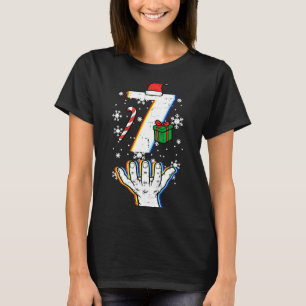 T-shirt Numéro 7 Correspondant 67 Mème Noël 6 7 Xmas Homme