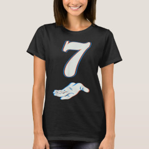 T-shirt Numéro 7 Correspondant 67 Six Sept Mème Couple Hal