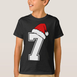 T-shirt Numéro 7 Correspondant Six Sept 6 7 Mème 6 7 Noël