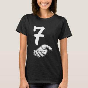 T-shirt Numéro 7 Costume de Halloween Mème Correspondant 6