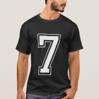 Numéro 7 du Jersey de Varsity