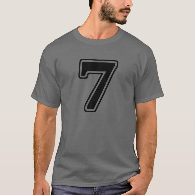 T-shirt Numéro 7 sept avant (Devant)