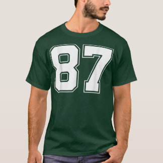 T-shirt Numéro 87 - Best Classic College American Varsity