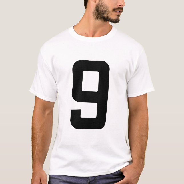 T-SHIRT NUMÉRO 9 (Devant)