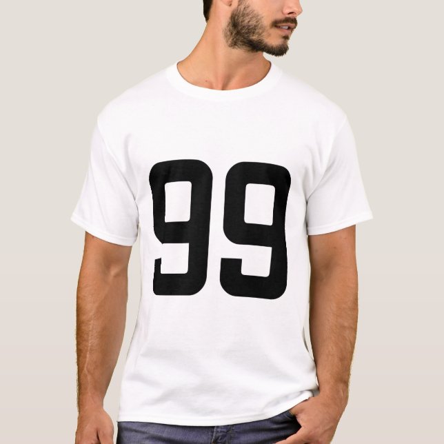T-SHIRT NUMÉRO 99 (Devant)