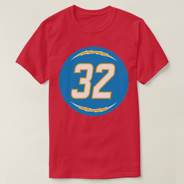 T-shirt Numéro Alohi Gilman 32 Jersey Los Angeles Chargers (Design devant)