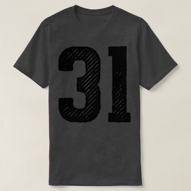 T-shirt Numéro brut 31 1 (Design devant)