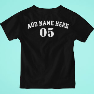 T-shirt Numéro de base-ball Vintage personnalisé Rétro