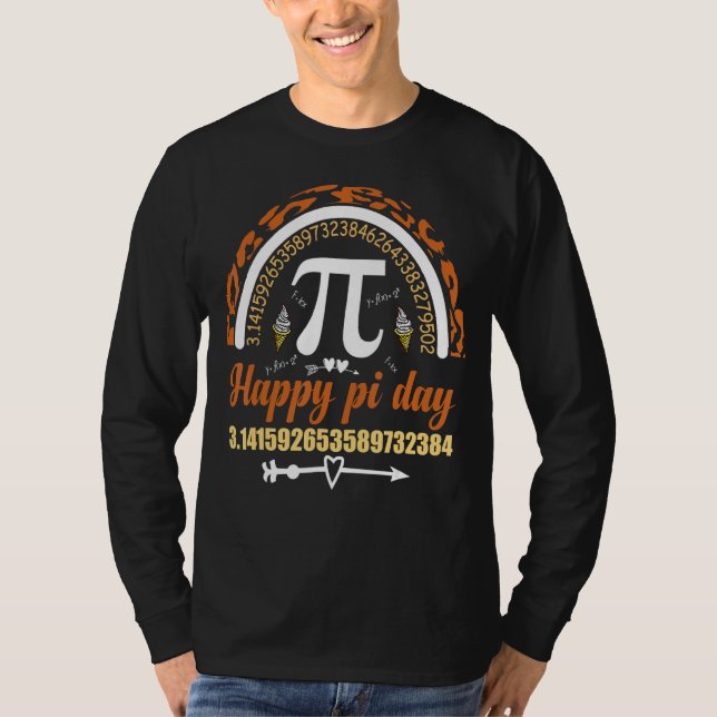 T-shirt Numéro de couleur Pi Math Funny Pi Day Math Enseig (Devant)