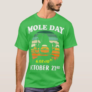 T-shirt Numéro de Mole Day Avogadro Octobre 23e cadeau pou