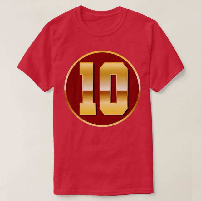 T-shirt Numéro d'or 1 (Design devant)