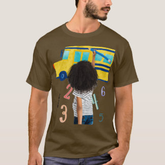 T-shirt Numéro du bus scolaire