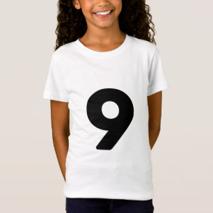 T-Shirt numéro neuf 9