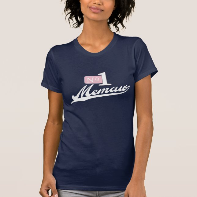 T-shirt Numéro un Memaw (blanc) (Devant)