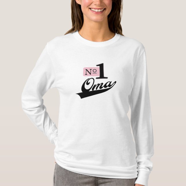 T-shirt Numéro un Oma (Devant)
