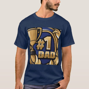 T-shirt Numéro Un papa Trophée Conception