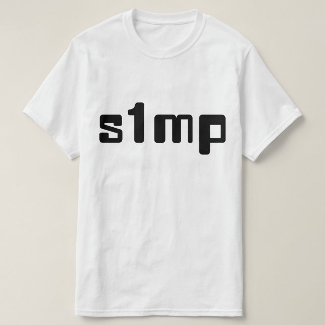 T-shirt Numéro Un Simp (Design devant)