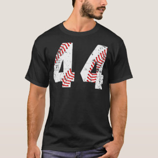T-shirt Numéro vintage de baseball 44 Jersey