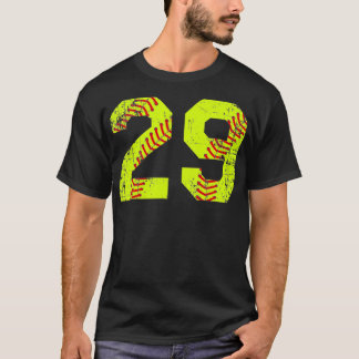 T-shirt Numéro vintage Softball 29 Jersey