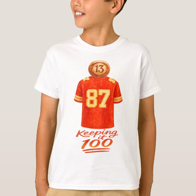 T-shirt Numerology It Adds Up: Keeping It 100 (Devant)