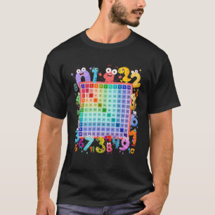 T-shirt Numéros Dinosaures Idée Pour Enfants & Dino Multip
