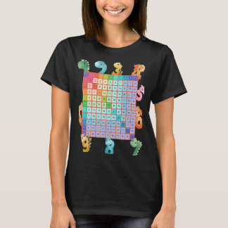 T-shirt Numéros Dinosaures Idée Pour Enfants & Dino Multip