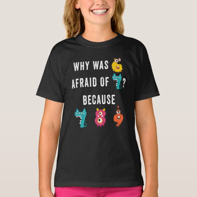 T-shirt Numéros Idée De Jour Pour Les Enfants - Numéros De (Devant)