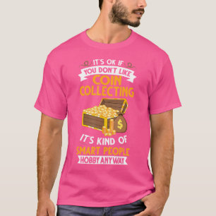 T-shirt Numismate Débutant Pennies Argent