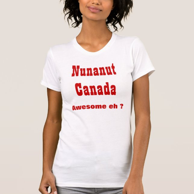T-shirt Nunavut Canada (Devant)