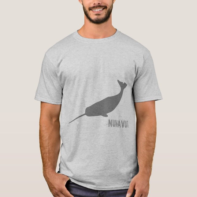 T-shirt Nunavut Narwhal (Devant)