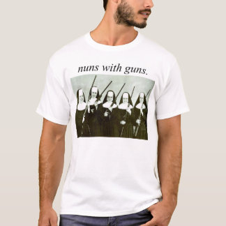 T-shirt Nuns with guns