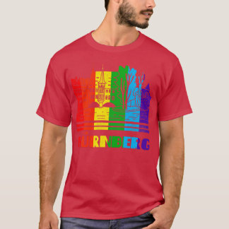 T-shirt Nurnberg Pride Nurnberg Gay Gay Gay Gay GALbtQ Sup