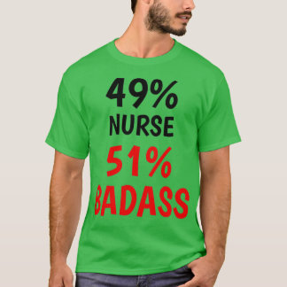 T-shirt Nurse Badass 1