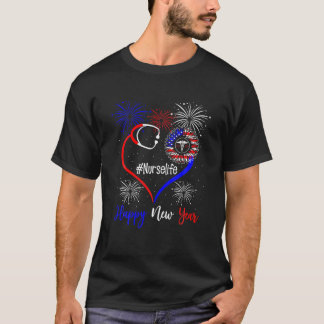 T-shirt Nurse Life Happy New Year’S 2022