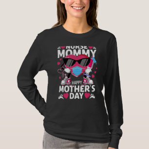 T-shirt Nurse maman Happy Motheru2019s Jour Rn Lp Lv Pacu 