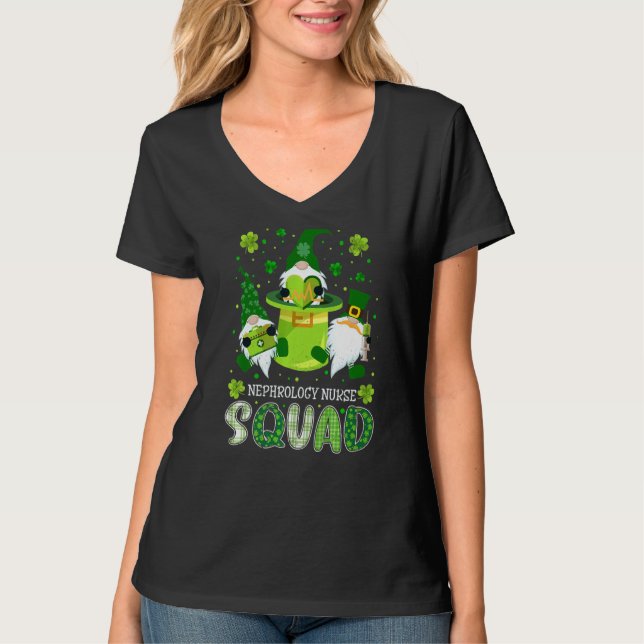T-shirt Nurse Nurse Squad Nursing St Patrick Day (Devant)